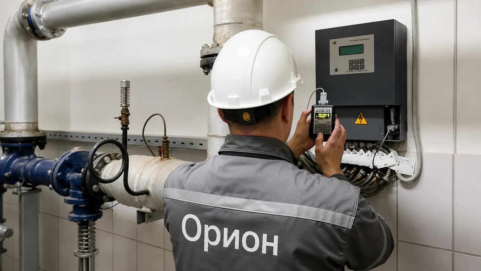 Обслуживание коммерческого узла учёта газа и тепловой энергии — иллюстрация услуги